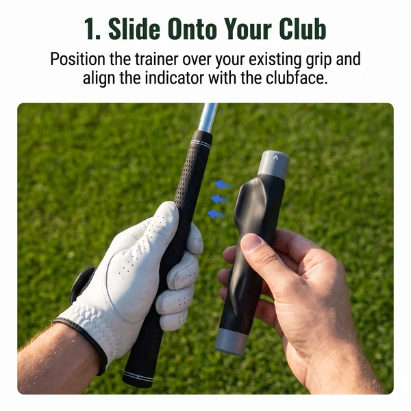Step 1: Slide onto your club